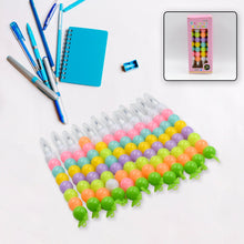 4572 Stylish Pearls Pen Plastic Moti Non-Sharpening Design Pen Multicolor Pearls Moti Gel Pen, Fancy Designer Attractive Gel Pen for Kids Pack of (12 Pc Set )