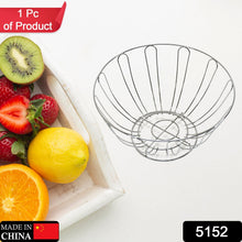 5152 Stainless Steel Folding Fruit and Vegetable Basket for Kitchen/Dining Table/Home DeoDap