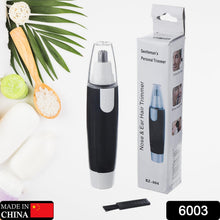 6003 Sharp New Ear and Nose Hair Trimmer Professional Heavy Duty Steel Nose Clipper Battery-Operated. DeoDap