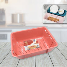 5814 Adjustable Sink Dish Drying Rack Kitchen Organizer Plastic Sink Drain Basket Vegetable Fruit Holder Storage Rack, Kitchen Ex ble Strainer Dish Drying Basket, Space Saving Storage Basket (1 Pc)