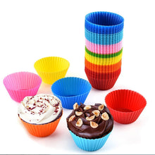 0700 Silicone cupcake Shaped Baking Mold Fondant Cake Tool Chocolate Candy Cookies Pastry Soap Moulds (6 pc)