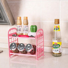 7942 2Layer Foldable Plastic Small Storage Shelf, Bathroom Shelves Shower Candy Corner Rack Kitchen Shelf Organizer