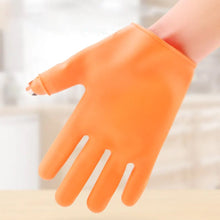 1703 Gloves Silicone Thumb Knife Finger Protector Gears Cutting Vegetable Harvesting Knife Pinching Plant Blade Scissors Garden Gloves, Right-Handed Gloves (1Pc)