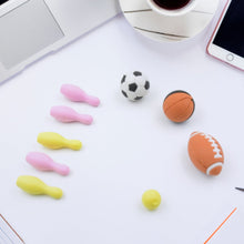 Stationary Kit Fancy & Stylish Colorful Erasers, Mini Eraser Creative Cute Novelty Eraser for Children Different Designs Eraser Set for Return Gift, Birthday Party, School Prize, Football & Icecream Set Eraser (9 pc & 5 Pc Set)