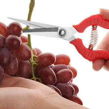 9135 Heavy Duty Stainless Steel Cutter, Non‑slip Trimming Scissors Durable Not Easy To Wear for Gardening Pruning Of Fruit Trees Flowers and Plants (With Plastic Packing)