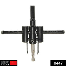 0447 Adjustable Circle Hole Saw Drill Bit Cutter