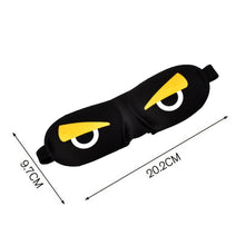 7817  Blind Sleeping Eye Mask Slip Night Sleep Eye black 3D Cotton Cover Super Soft & Smooth Travel Masks for Men Women Girls Boys Kids DeoDap