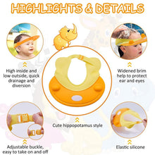 6641 Silicone Baby Shower Cap Bathing Baby Wash Hair Eye Ear Protector Hat for New Born Infants babies Baby Bath Cap Shower Protection For Eyes And Ear.