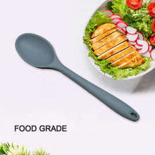 5394 LARGE SILICONE KITCHEN SPOON LONG HANDLE COOKING SPOON FOR COOKING BAKING LADLE KITCHEN UTENSILS FOOD GRADE SILICONE DeoDap