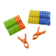 7893A  MULTIFUNCTION PLASTIC HEAVY QUALITY CLOTH HANGING CLIPS, PLASTIC LAUNDRY CLOTHES PINS SET OF 16PC