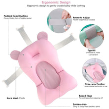 7522 Baby Bath Pillow Newborn Anti-Slip Bathtub Pad Foldable with Strap For 0-6 Month Baby DeoDap