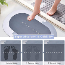 4997A  Floor Mat, Bath Mat, Doormat, Bathroom Carpet. Cushion Mat Super Absorbent Soft Carpet, Quick Dry Dirt Barrier for Home, Office DeoDap