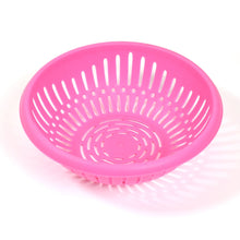 5245 Round Unbreakable Plastic Basket with Handle, Organizers & Storage Basket for Fish, Fruit, Vegetable, Multipurpose Use ( MOQ = 10 ) DeoDap