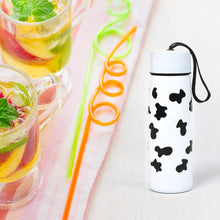 6784 Cow Print Stainless Steel Design Water Bottle Easy To Carry Bottle Leak-Proof Bottle For Office Bottle | Gym Bottle | Home | Kitchen | Hiking | Treking Bottle | Travel Bottle  ( 400ml ) DeoDap