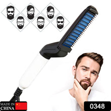 0348 Men's Beard and Hair Curling Straightener (Modelling Comb)