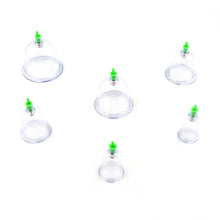 6614A Vacuum Cupping Set 6 Pcs Kit Pull Out a Vacuum Apparatus Therapy Relax Massagers Curve Suction Pumps