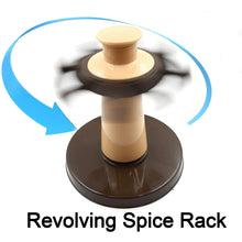 5986  360 Revolving Spice Rack for Kitchen and Dining Table, 8 Spice jars with 120 ml, Condiment Set, Herb Seasoning Organizer