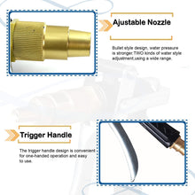 1608 Durable Gold Color Trigger Hose Nozzle Water Lever Spray