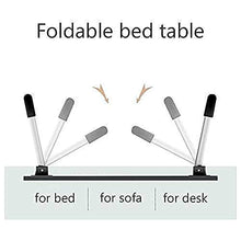 7860 FOLDABLE BED STUDY TABLE PORTABLE MULTIFUNCTION LAPTOP TABLE LAPDESK FOR CHILDREN BED FOLDABLE TABLE WORK OFFICE HOME WITH TABLET SLOT & CUP HOLDER DeoDap