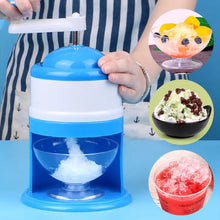 5771 Portable Gola Maker Ice Crusher and Shaved Ice Machine, Hand Shaved Ice Machine Manual Fruit Smoothie Machine Mini Household Ice Shaver Small Ice Crusher