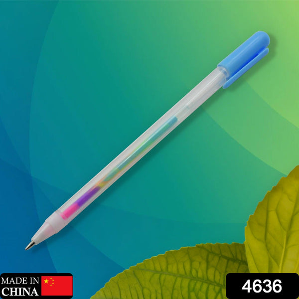 4636 6-in-1 Color Change Pen Gel Pens Color Change Pen Rainbow Color Change Funky Pens, Gel Pen, coloring pen, Roller Ball Pens, School Office Supply Gift Stationery New Released Sturdy and Fashionable (1 Pc)