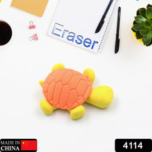 4114 Rubber Animal Erasers Tortoise Eraser Students Kids Cartoon Erasers Classroom Reward Pencils Erasers for School Kids Idea for Kid's Birthday Return Gift (1 Pc)