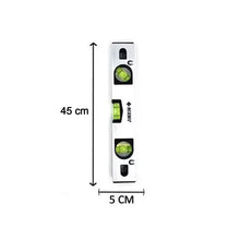 1650 Spirit Level Carpenter's Level Magnetic Carpenter's Level  Overhead Viewing Slot for Levelling, Furniture & Construction