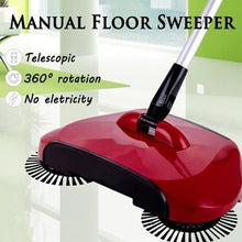 220 Sweeper Floor Dust Cleaning Mop Broom with Dustpan 360 Rotary DeoDap