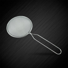 7080 Mesh Strainer With Handle Stainless Steel Oil Strainer Ladle for Hot Pot Soup Home (1 Pc )