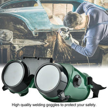 417 Welding Goggles (Dark Green, Large) DeoDap