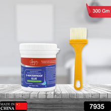 7935 Transparent Waterproof Glue 300g with Brush, Leakage Protection Outdoor Bathroom Wall Tile Window Roof, Anti-Leakage Agent, sealant glue, Roof Sealant Waterproof Gel