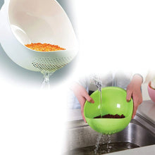 108 Kitchen Plastic big Rice Bowl Strainer Perfect Size for Storing and Straining DeoDap