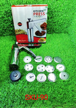 090 Plastic Kitchen Press Set, 12-Pieces, Silver (Kitchen_Press) Sajal Enterprise